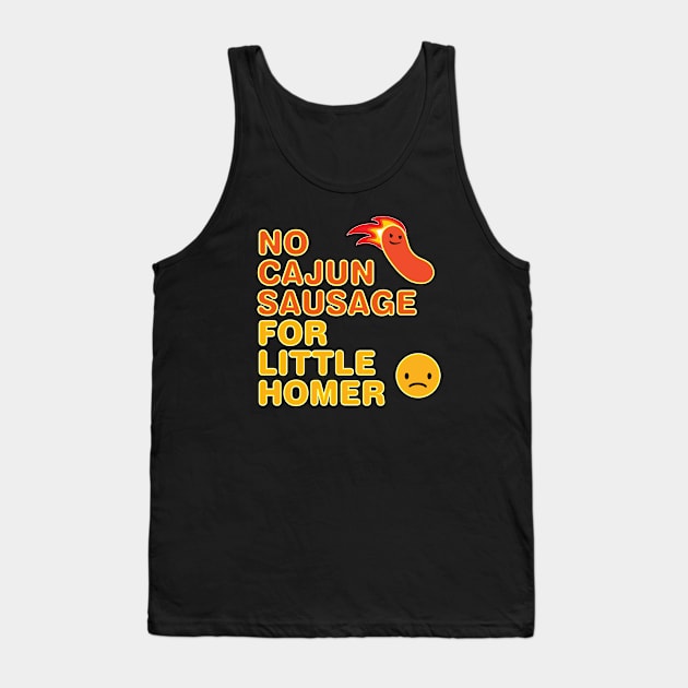 Sad Sausage Christmas Tank Top by andyjhunter